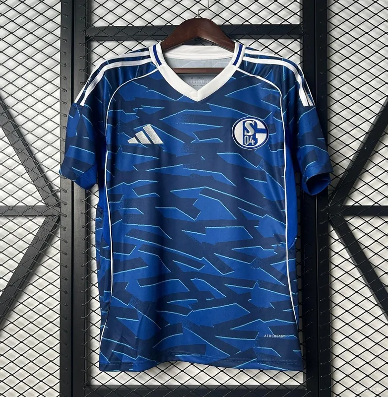 Camiseta Schalke 04 2025/26 LOCAL MANGA CORTA VERSION FAN